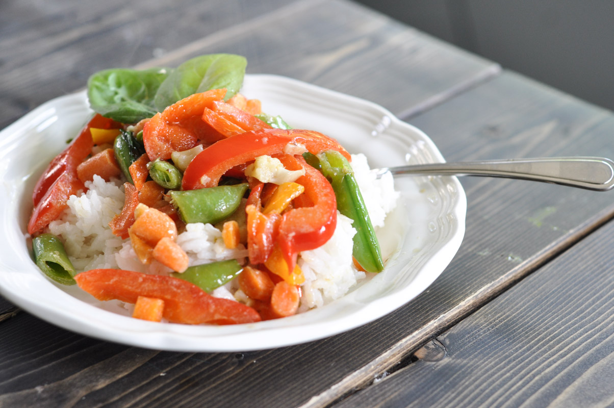 Green Chili Thai Stir Fry With What's In The Crisper-5