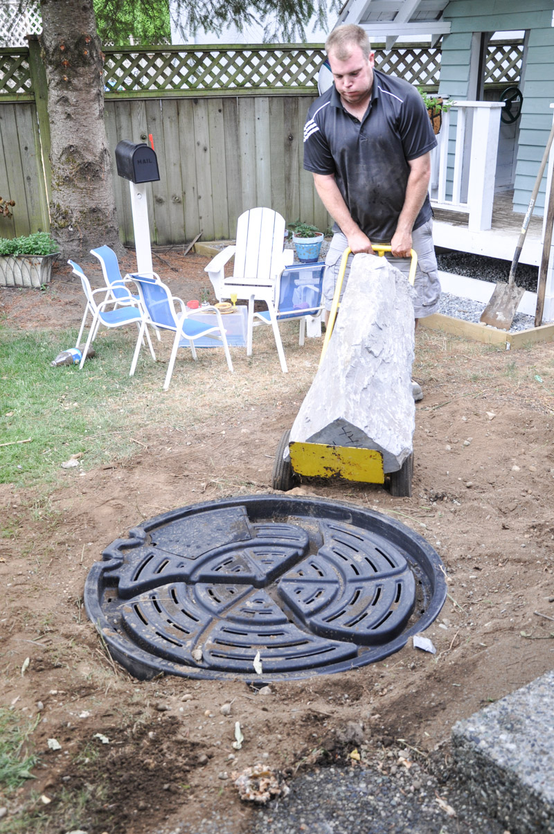 Installing Basalt Gurgler Water Feature Tutorial -6