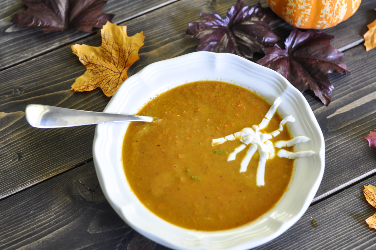 Curried Carrot Soup - Vegetarian-6
