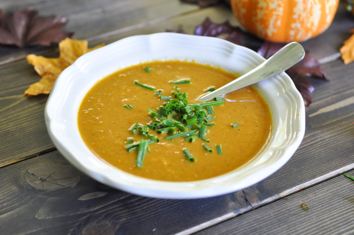 Curried Carrot Soup - Vegetarian-8