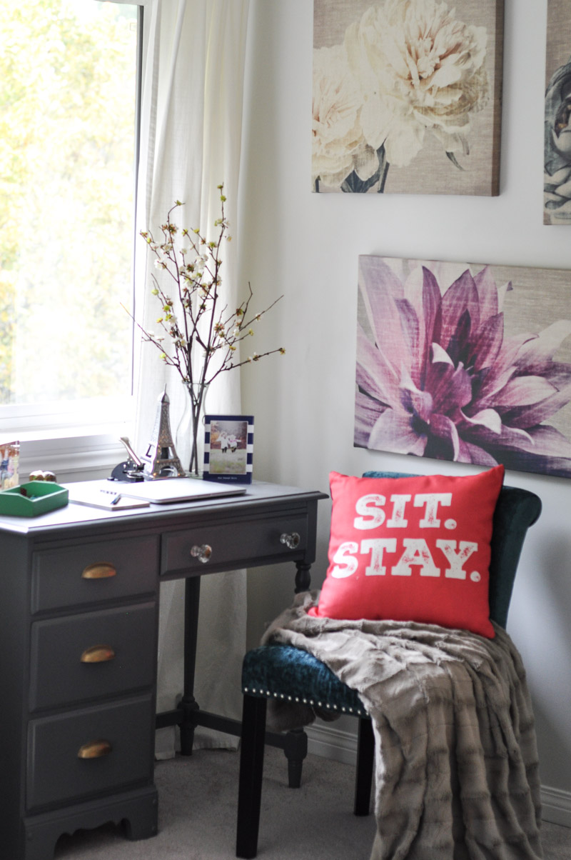 A Painted Writing Desk in the Master Bedroom-14