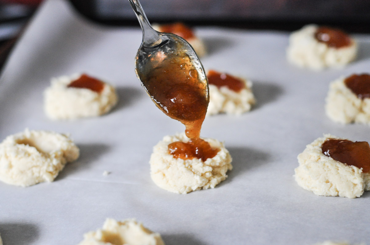 Mango Chutney Thumbprint Cookies-1