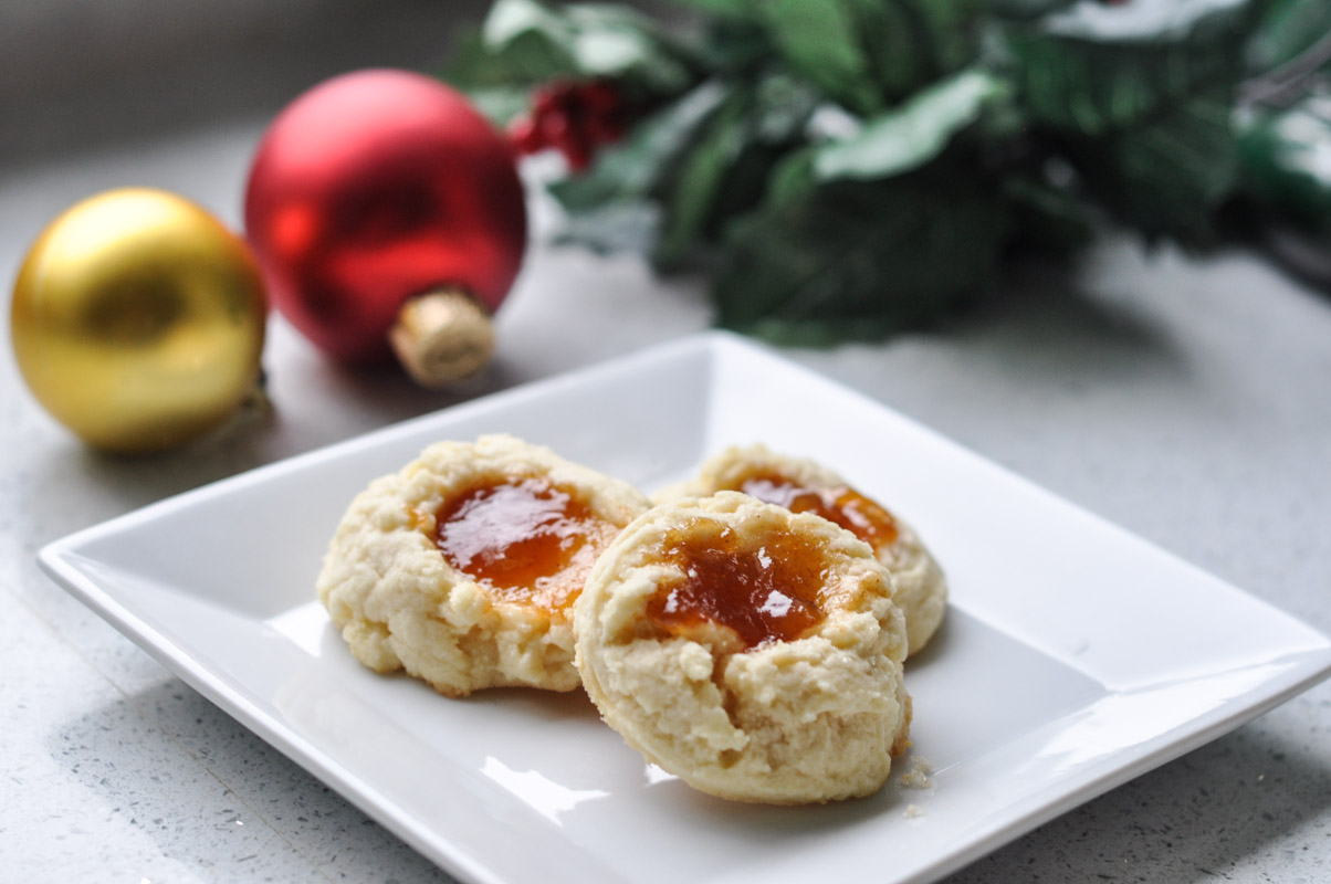 Mango Chutney Thumbprint Cookies-3