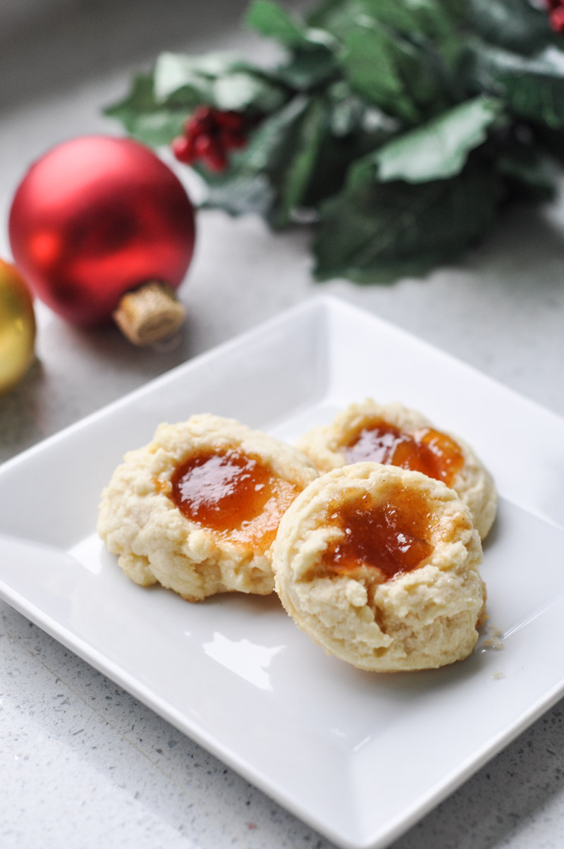 Mango Chutney Thumbprint Cookies-4