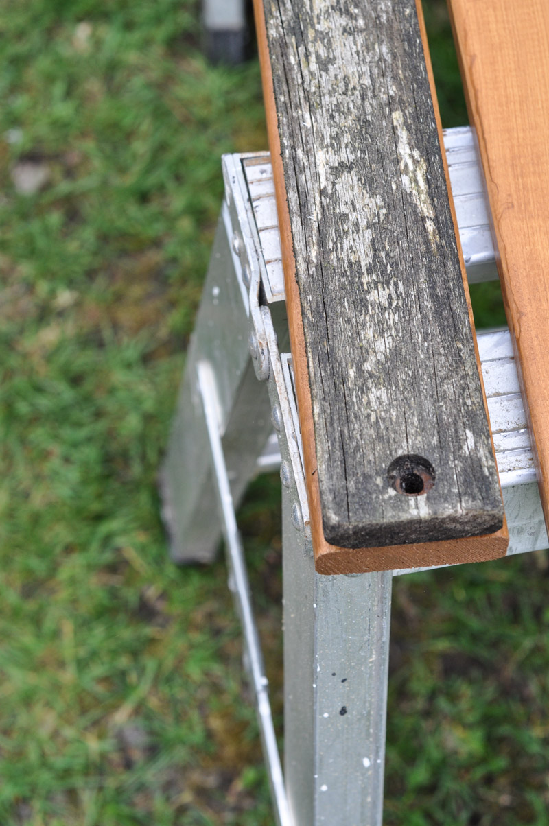 Refinishing A Park Bench-6