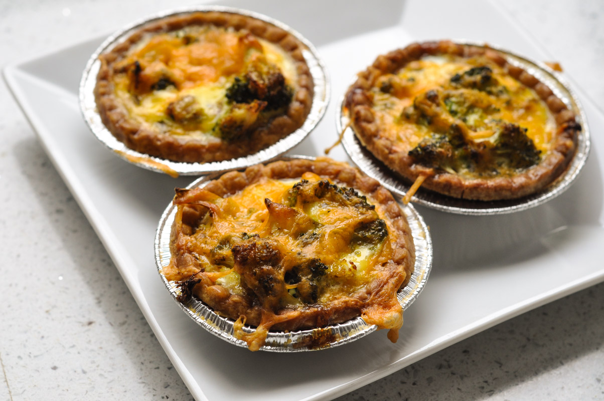 Curried Broccoli Quiche-1