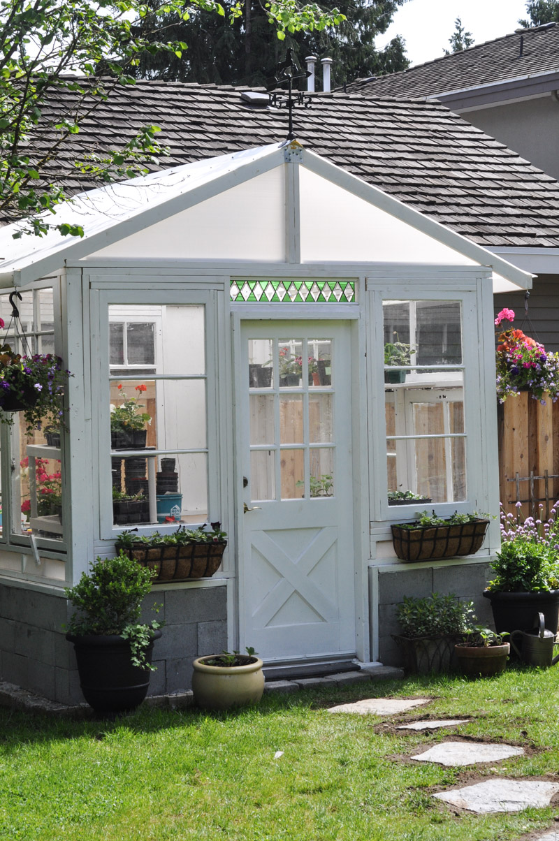 The Greenhouse Project- How To Build A Greenhouse From Vintage Windows-1