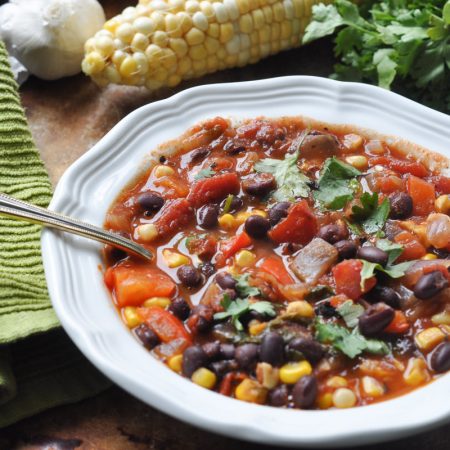 Southwest Black Bean and Corn Soup-4
