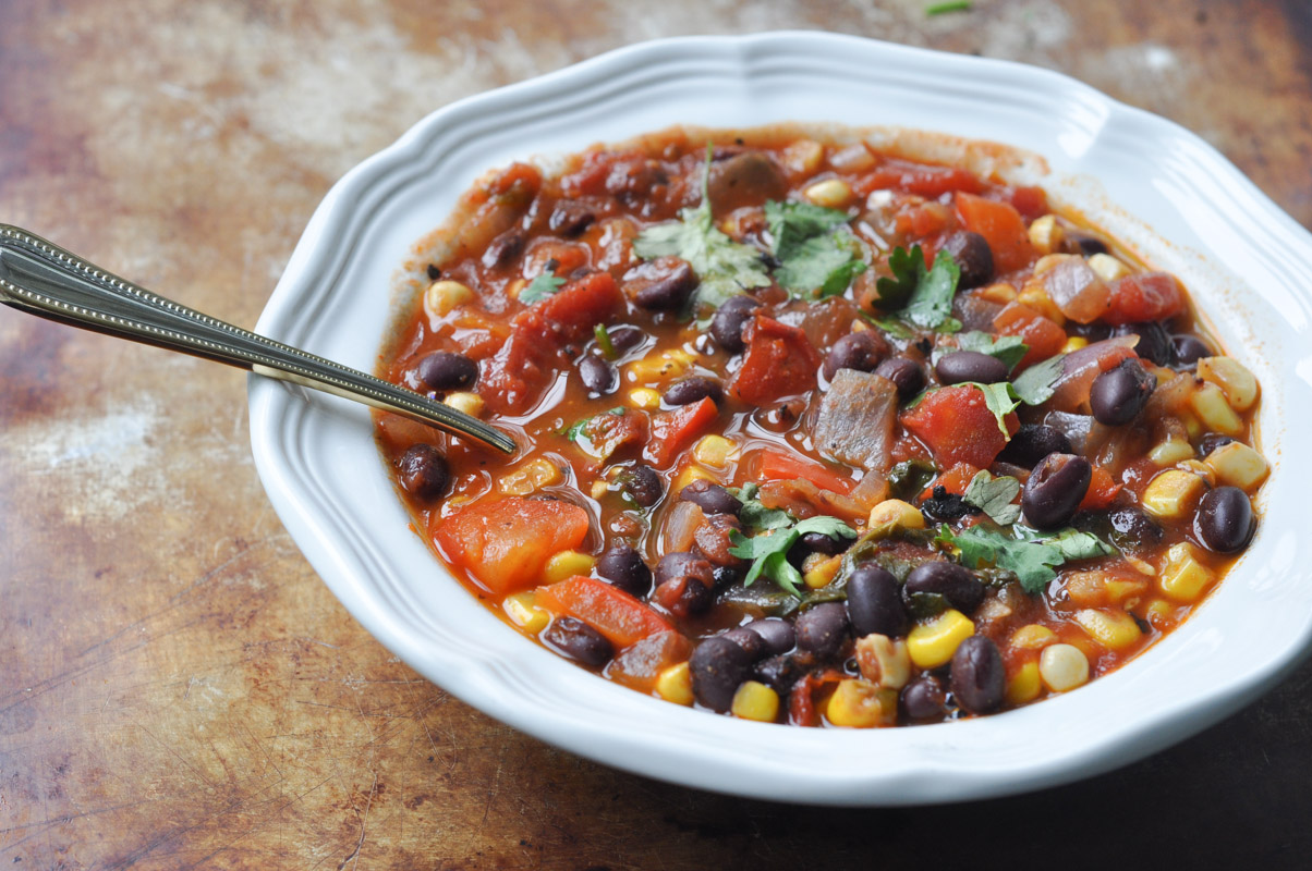 Southwest Black Bean and Corn Soup-6