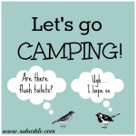 Let’s Go Camping: Add some “glam” to the camp!