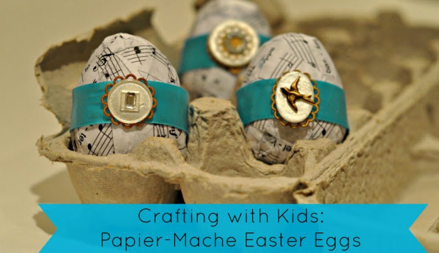 Papier-Mache Easter Eggs: A Dollar-Store Easter Craft