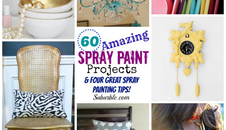 60 Amazing Spray Paint Projects (& Four Great Spray Painting Tips!)