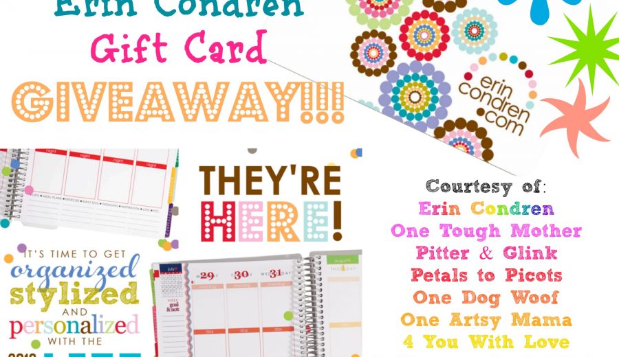 Back from Camping (with an Erin Condren giveaway in tow)!