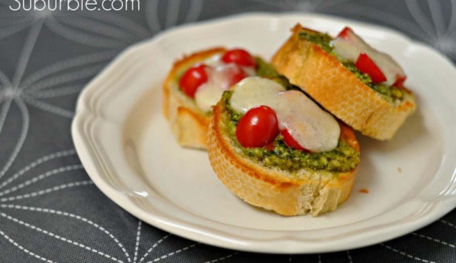 Pesto Mozzarella Melts