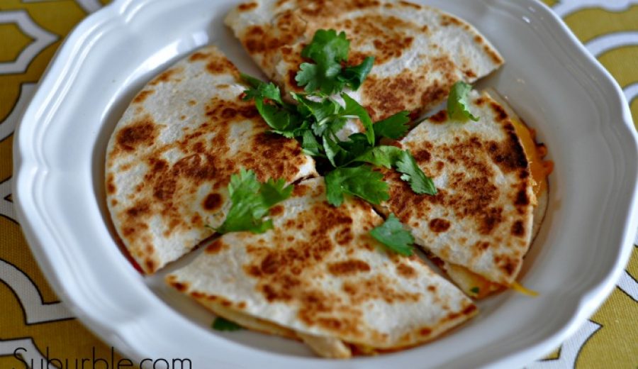 Quesadillas With Cilantro and Taco Dip (and an Old El Paso GIVEAWAY!)