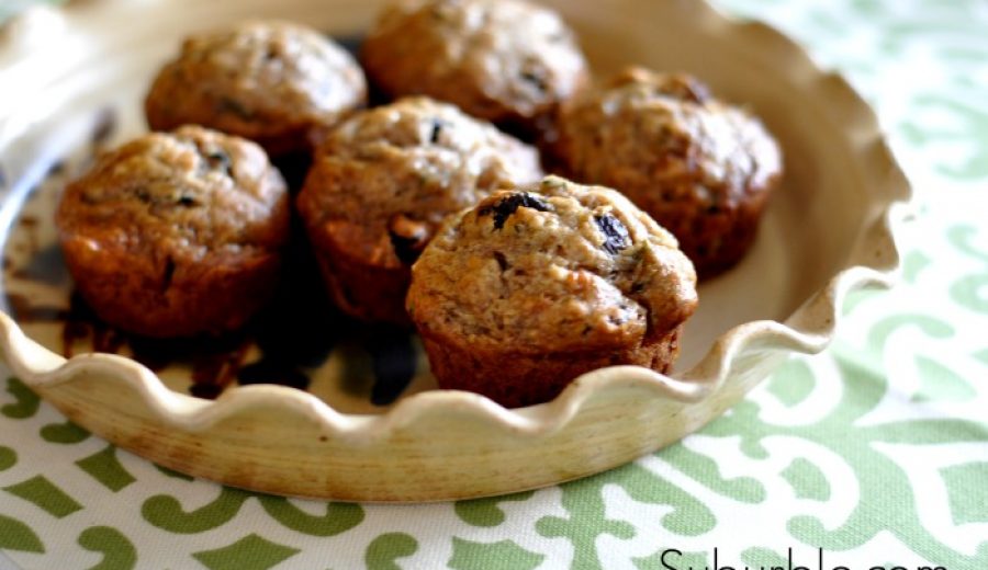 Delicious Zucchini Banana Muffins – and they’re vegan too!