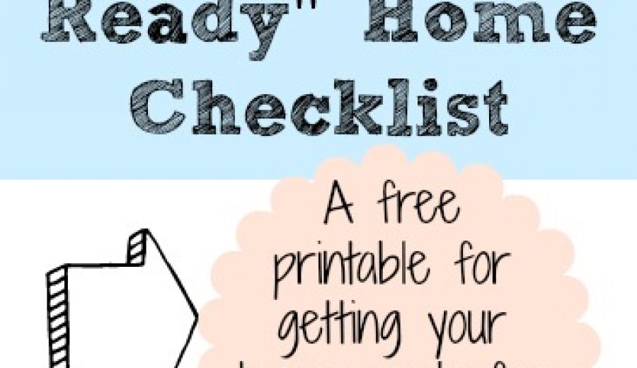 Selling Your House: The Showing Check-list