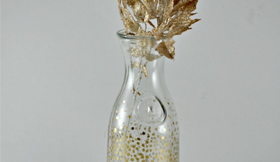 Gold Bubble Vase – A Simple Knock-Off!