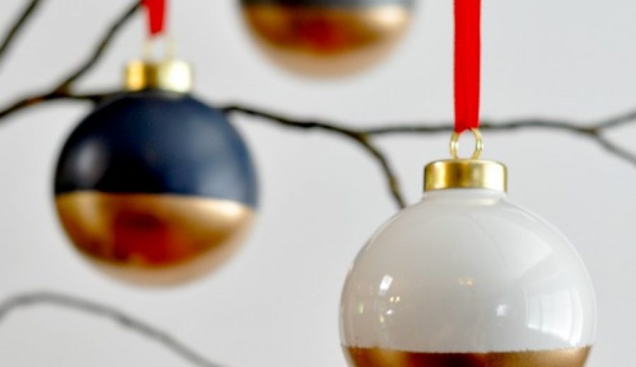 How To Make Gold-Dipped Ornaments