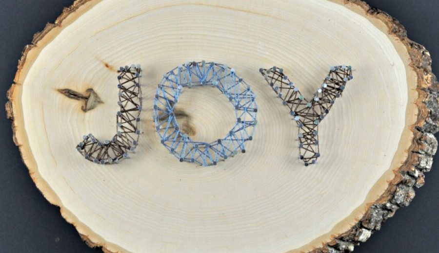 “Joy” String Art