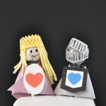 Princess and Knight Lollipop Valentines