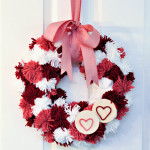 Adventures in Yarn: A Valentine’s Pom-Pom Wreath