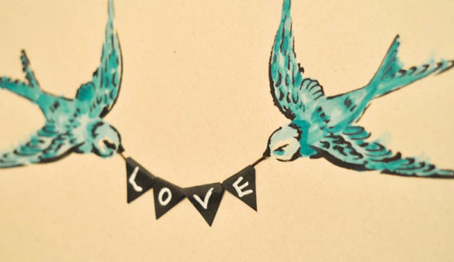 All You Need Is Love: Swallow Wall Art