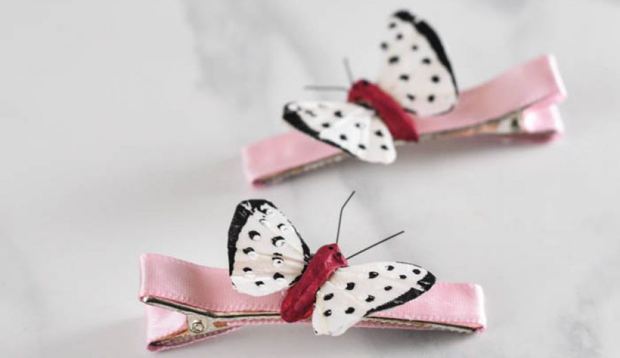 Butterfly Barrettes – A Simple Clip for Her Hair