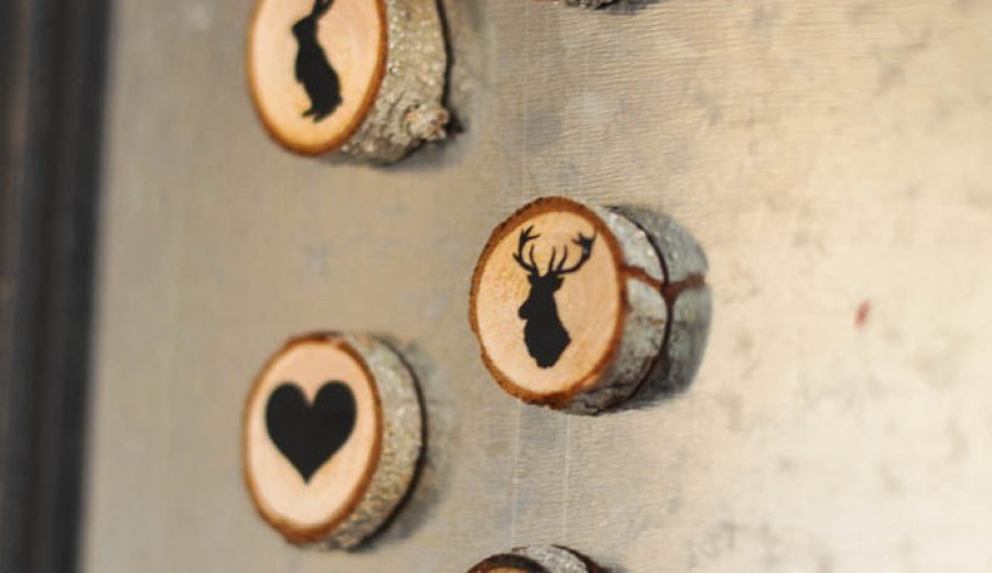 Wood Slice Magnets