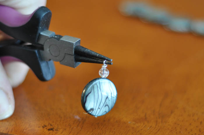 Blue Striped Earrings Step 4  - Suburble.com (1 of 1)