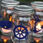 Nautical Mason Jar Lanterns