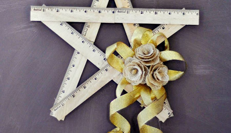 A Ruler Star – for the teacher (or math lover) in your life