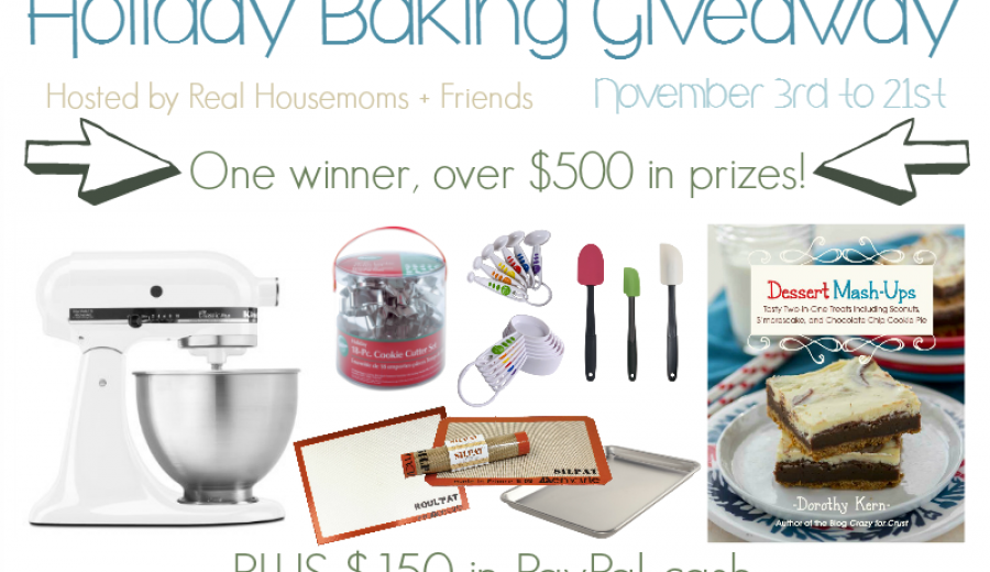 A Holiday Baking Hop & Giveaway: Win A KitchenAid Mixer and More!