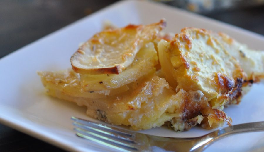 Comfort Food, Thy Name is Scalloped Sweet Potatoes