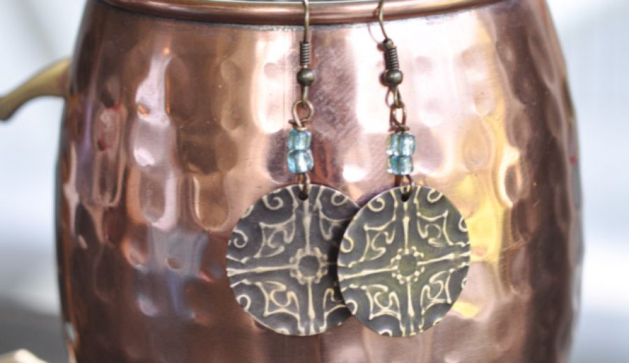 Etched Brass Earring Tutorial