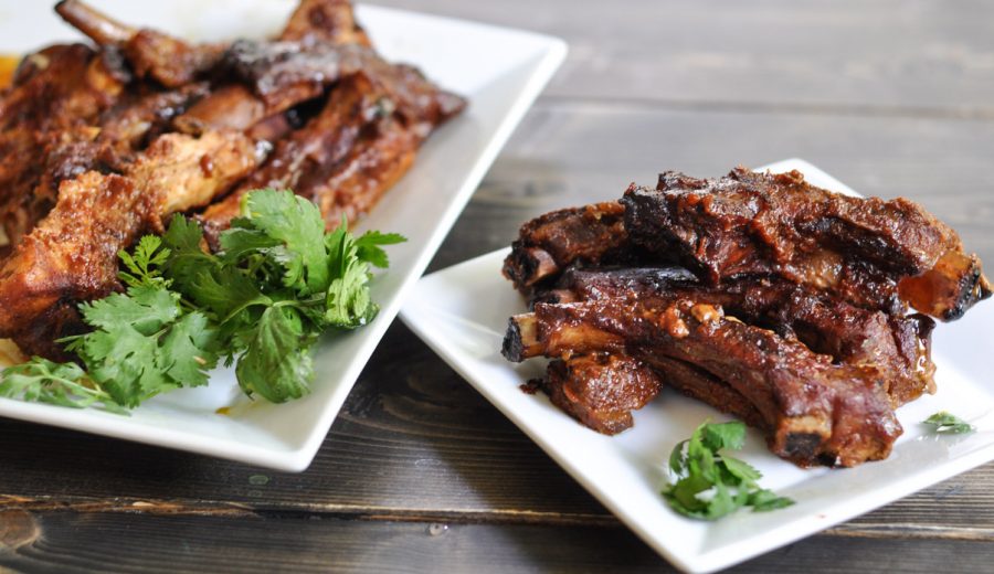 Maple Glazed Slow Cooker Ribs