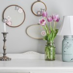 Shabby Chic Mason Jar Lamp