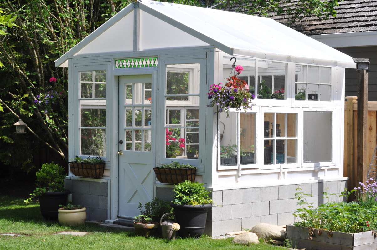 The Greenhouse Project- How To Build A Greenhouse From Vintage Windows-11