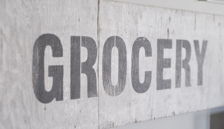 The Vintage Grocery Sign