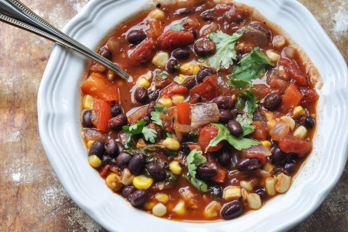 Southwest Black Bean and Corn Soup - Suburble