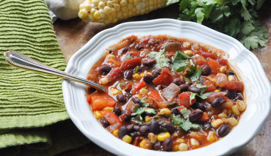 Southwest Black Bean and Corn Soup