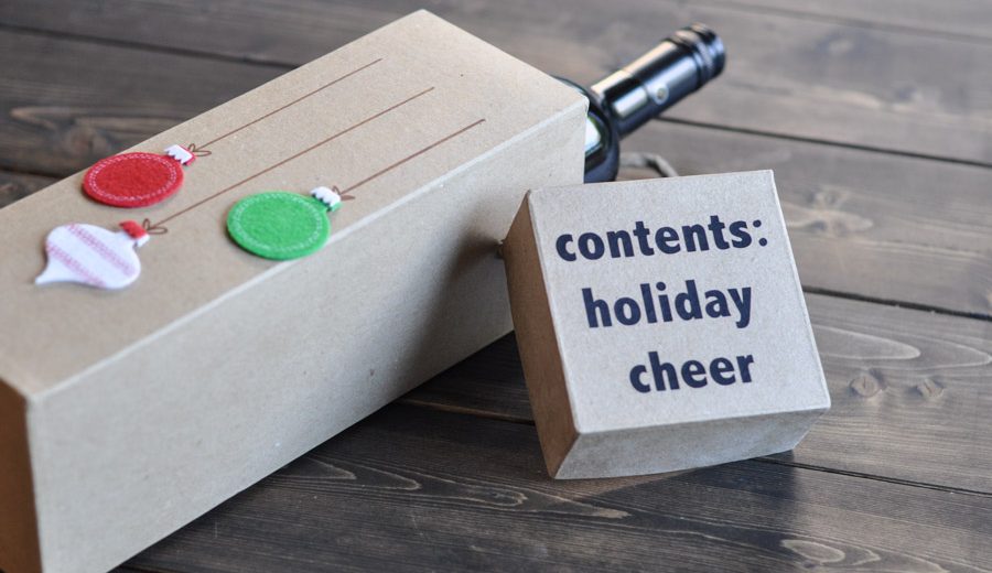 Christmas Cheer Wine Box