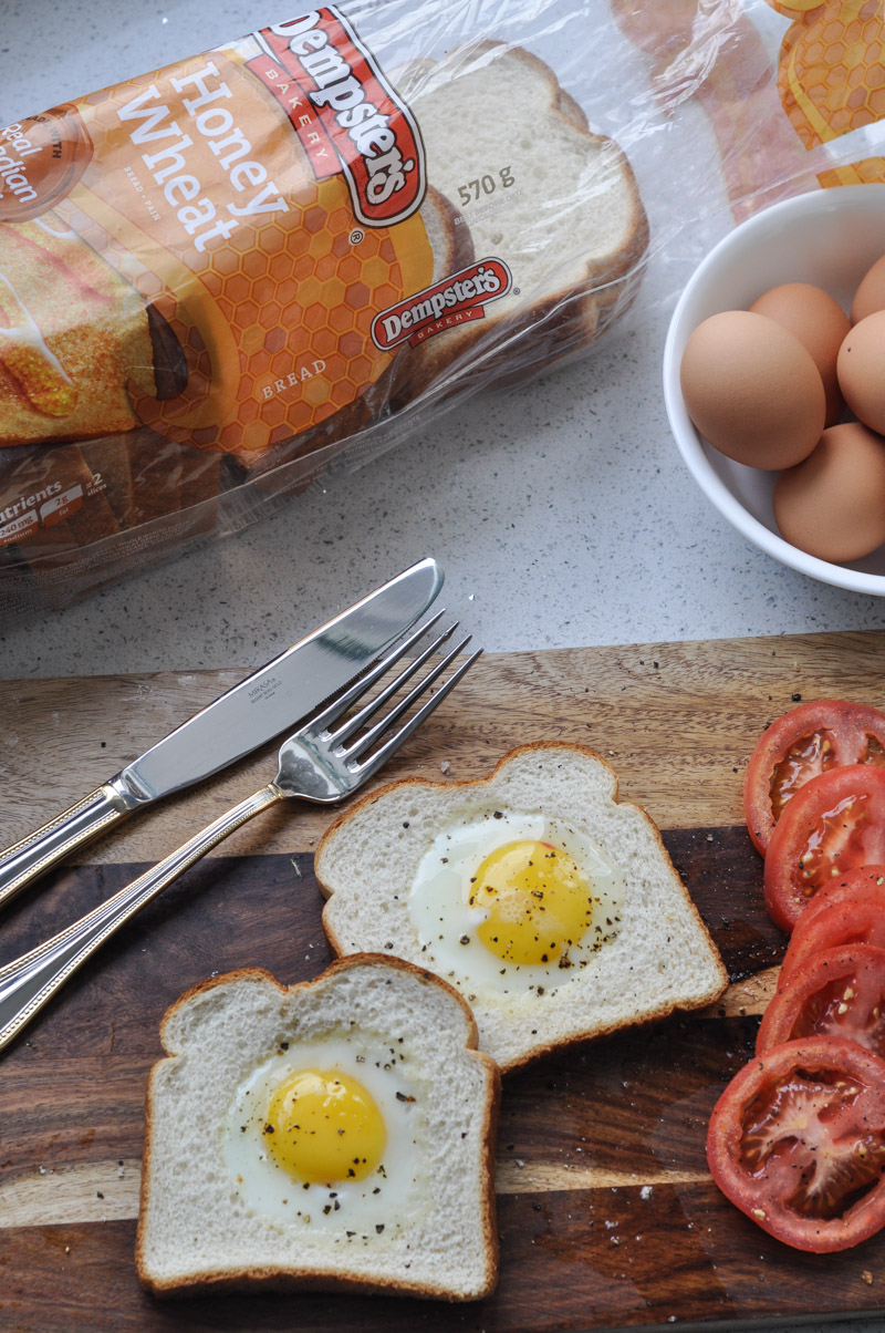 Toad in the Hole - Eggs in Toast Recipe-11
