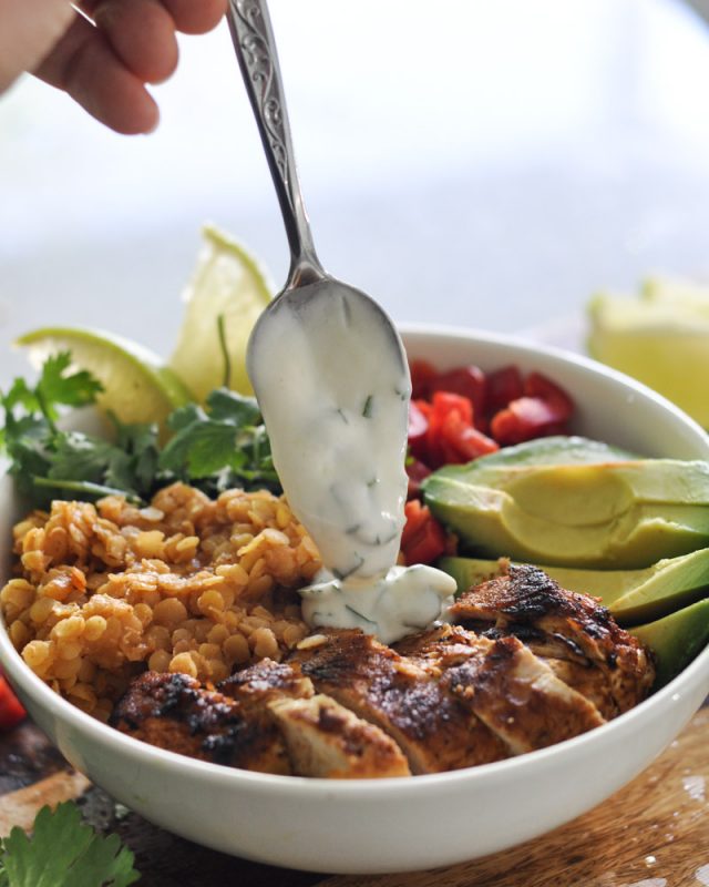 Chili Lime Turkey and Lentil Buddha Bowl-12