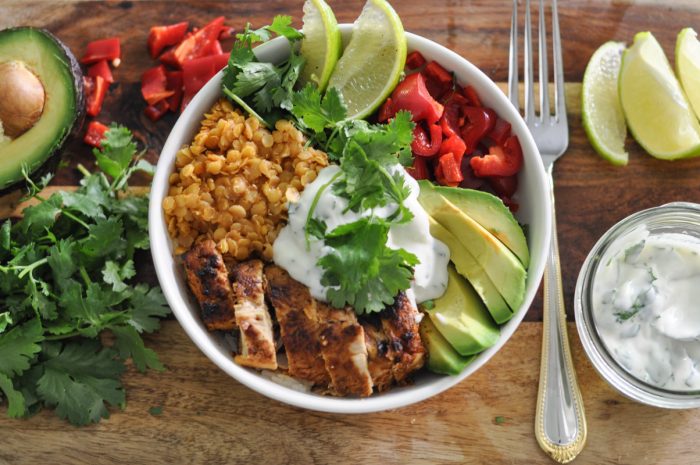 Chili Lime Turkey and Lentil Buddha Bowl-14