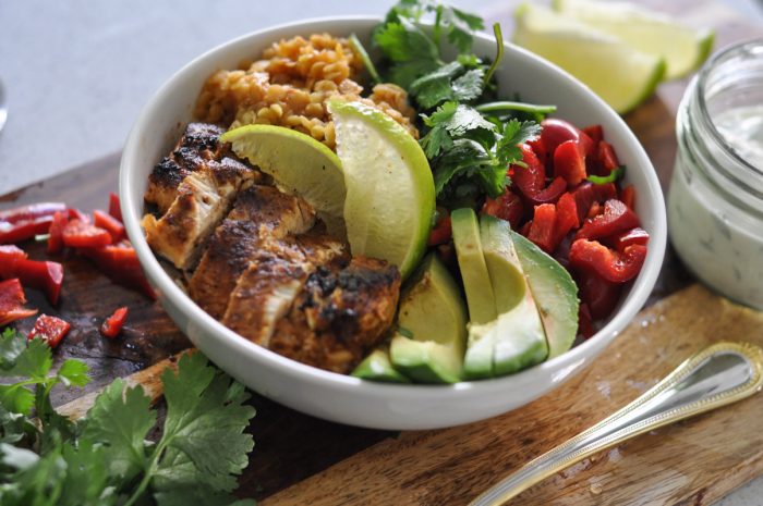 Chili Lime Turkey and Lentil Buddha Bowl-6