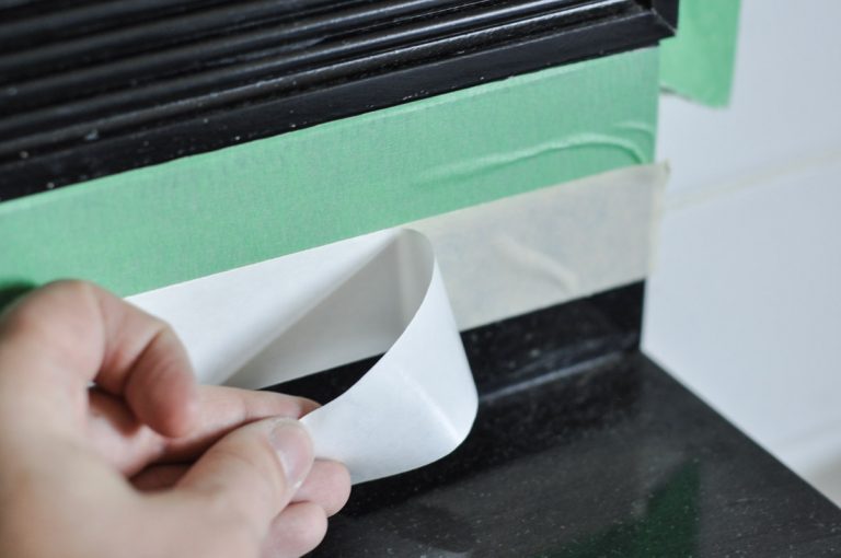 It's All In The Prep Easily Painting Trim Around A Mirror Suburble