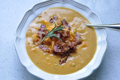 Sweet Potato and Bacon Soup