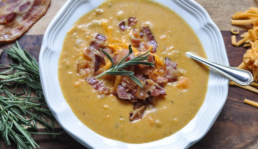 Sweet Potato and Bacon Soup