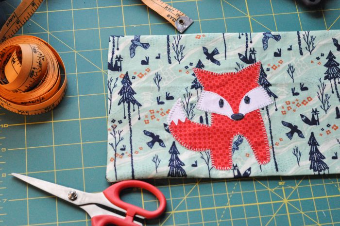 Fox Applique Microwave Heat Bag - Suburble